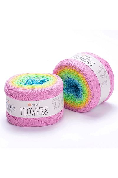 Yarnart Flowers - Marbled Hand Knitting Yarn Marbled-312