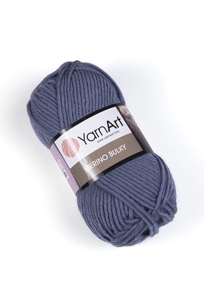 Yarnart Merino Bulky - Hand Knitting Thread Grey-blue-3864