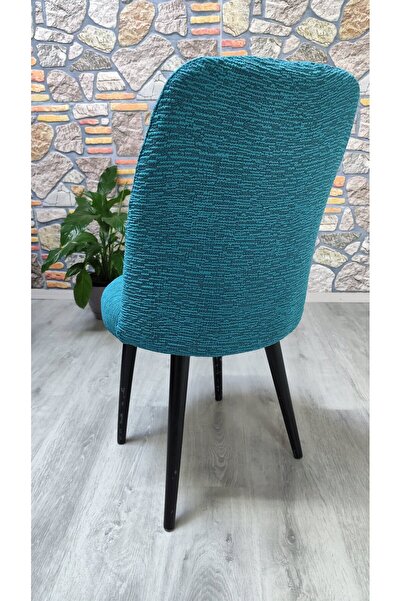 COVER TEKSTİL RETRO JAKAR SANDALYE KILIFI ÖRTÜSÜ Mutfak Sandalyesi kılıfı Yemek Sandalyesi kılıfı LIKRALI KUMAŞ