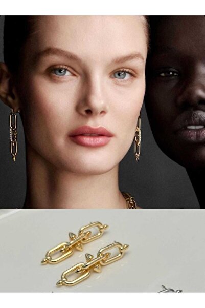 Bubbleatelier أقراط دوب ذهبية من الفولاذ