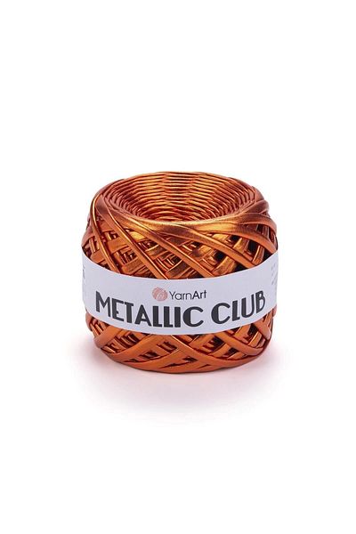 Yarnart METALLIC CLUB - ΣΧΟΙΝΙ ΠΛΕΚΤΟΣ 8107-ΠΟΡΤΟΚΑΛΙ