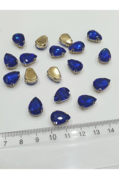 CRYSTALSHOP Kamen u kutiji - Kapi Kobalt plava Plava 10*14mm (50AD)