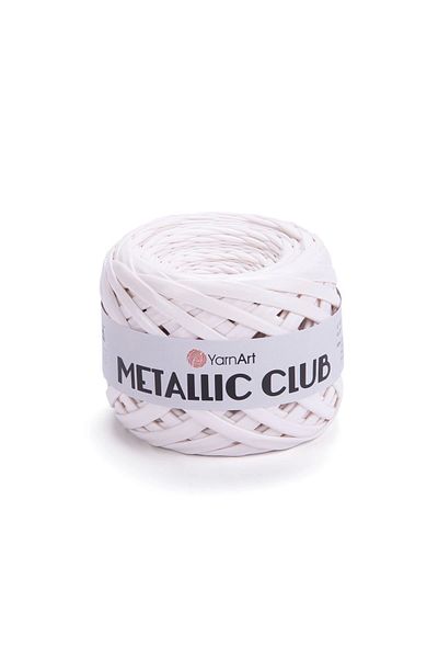 Yarnart METALLIC CLUB - ΣΚΕΛΟΣ ΠΛΕΚΤΟΣ ΛΕΥΚΟΣ-8121