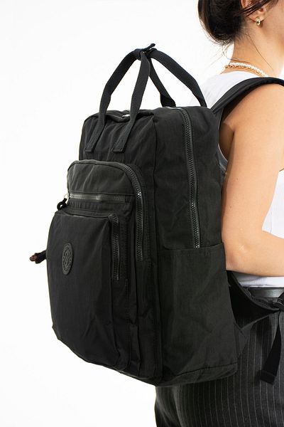 YOGII Fumar Model Unisex Αδιάβροχο τσαλακωμένο ύφασμα πολλαπλών τμημάτων για φορητό υπολογιστή σχολικού ταξιδιού και σακίδιο πλάτης