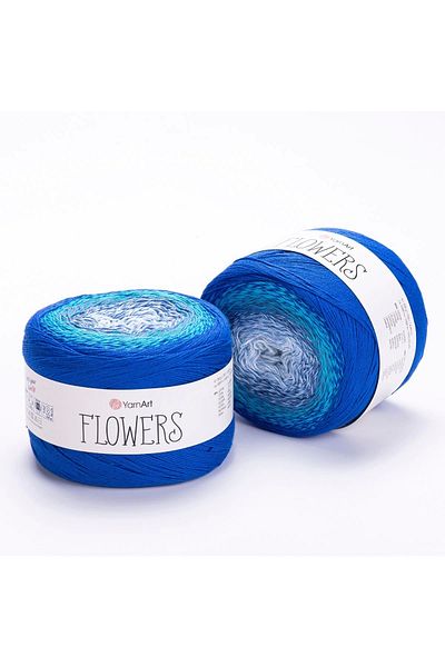 Yarnart Design floral din frânghie tricotată manual Ebruli - 299