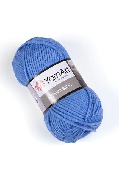 Yarnart Merino Bulky - Πλεκτό Χέρι Νήματα Μπλε-600