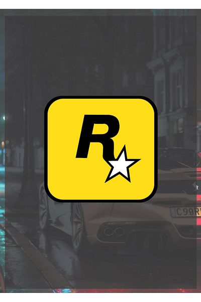 yalıgraf Αυτοκόλλητο πορτμπαγκάζ αυτοκινήτου VW R Logo 10x10 Όνομα GTA Vice City R