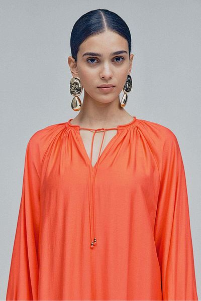 H&M Balloon-sleeved dress