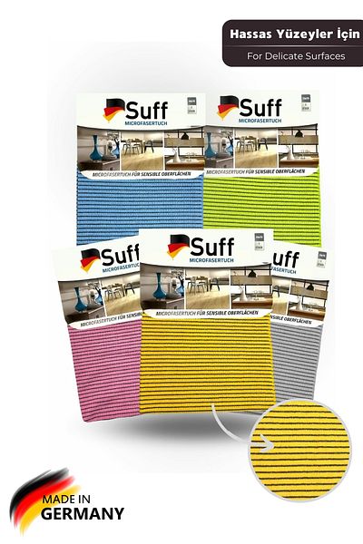 Suff Lilac Sensitive Surface Cleaning Cloth, 50 X 70 cm
