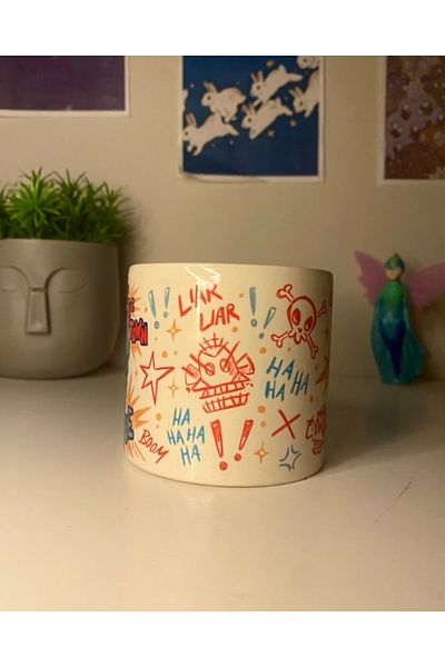 westartic Arcane Jinx Colorful Printed Mug Cup Tea Coffee Cup