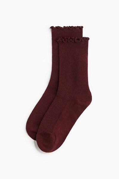 H&M 5-pack rib-knit socks