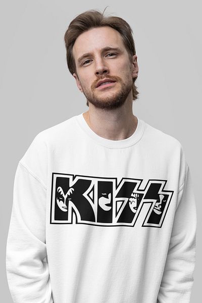 SEVBANO Kiss Music Band Printed Unisex Oversize Design Sweatshirt
