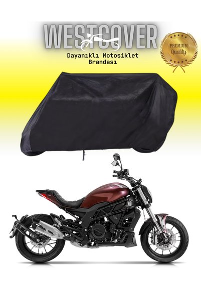 WestCover غطاء خلفي متوافق مع Benelli 502-C، مشمع أسود للدراجات النارية