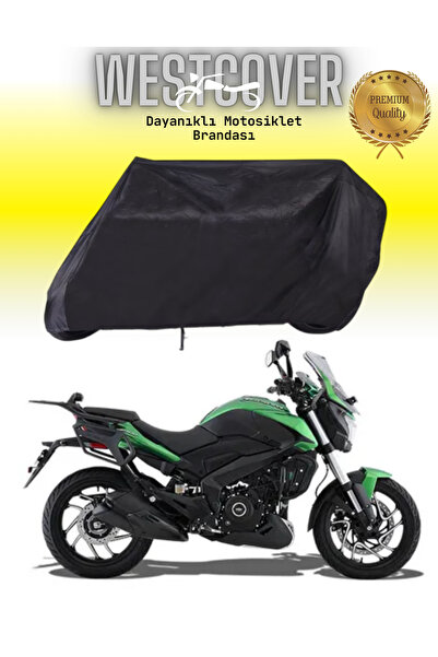 WestCover Bajaj Dominar 400 UG حقيبة خلفية متوافقة مع القماش المشمع الأسود لل...