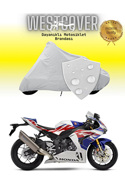 WestCover غطاء خلفي متوافق مع غطاء دراجة نارية هوندا CBR 500R، رمادي