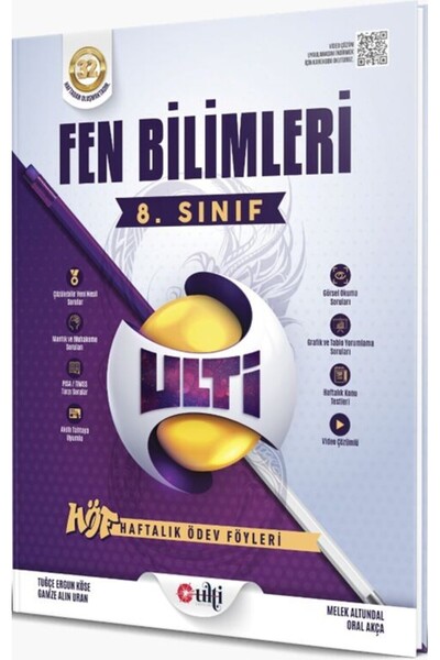 Ankara Kitap Merkezi 8. Sınıf LGS Fen Bilimleri Haftalık Ödev Föyleri Ulti Ya...