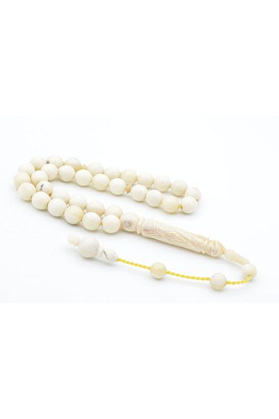 Murty99 Systemed Globe Cut Daily Size Whale Bone Rosary 8 mm