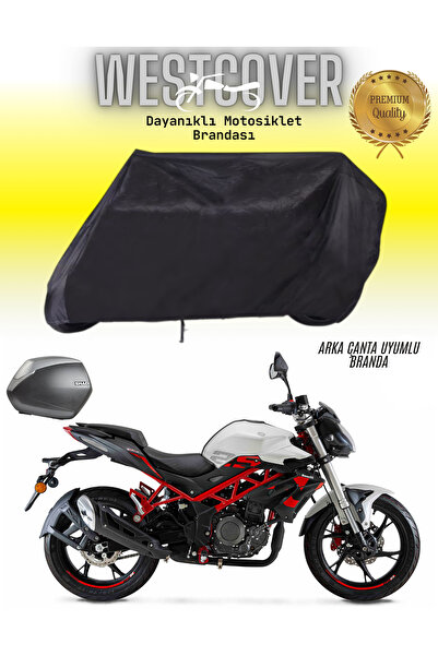 WestCover غطاء حماية لدراجة نارية Benelli TNT 250 من القماش الخشن متوافق مع ا...