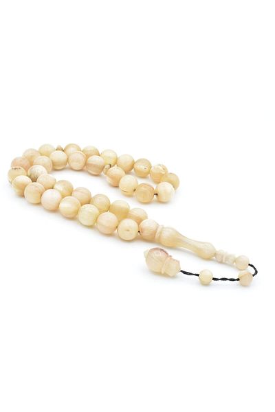 Murty99 Master Work System Sphere Cut Large Size Ram Horn Rosary 12 mm