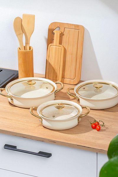 FMS Legend Granite 6 Piece Omelet Set Beige
