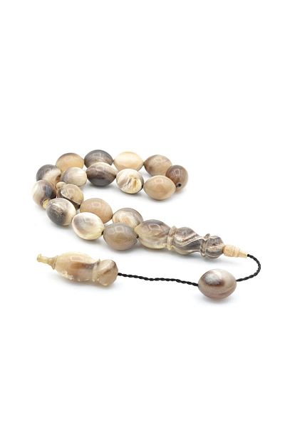 Murty99 Master Work System Beyzi Cut Beige Buffalo Horn Efe Mascot Rosary