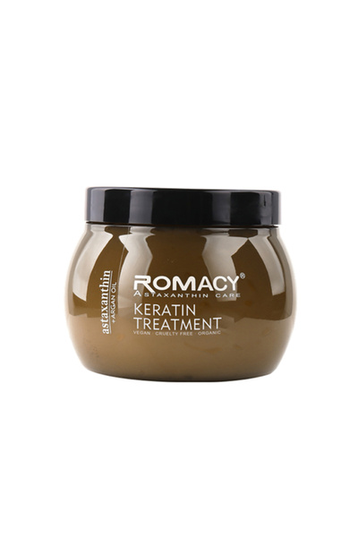 Romacy روماسي ماسك علاجي بالكيراتين بزيت الارجان المعزز بالأستازانتين 500 مل