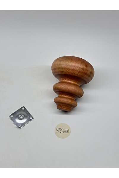 lazzir handle Picior din lemn de lux, tip bohemian (A35) (Diametru-11,5..Înălțime-13) Include suport pentru picior unic