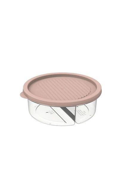 Bager Plastik 2 Compartment Smart Storage Cabze 600 ml & Pastel Romen Cream