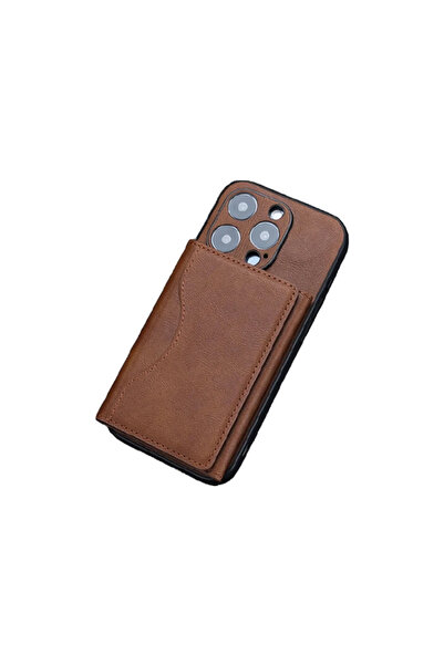 İbix i-Bix  iMW3 MagSafe Uyumlu Çoklu Kart Taşıma Özellikli Manyetik PU Deri ...