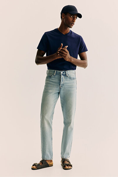 H&M Slim Fit V Yakalı Tişört