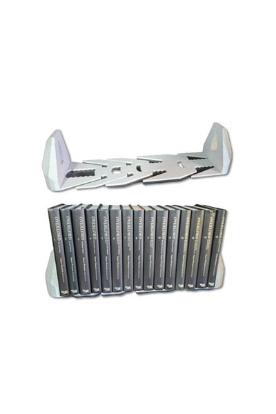 3D Brothers Book Ends, Pairs Modren Bookends, Heavy Duty Book Holder for Shelves Desktop Book Organizer Non-Skid