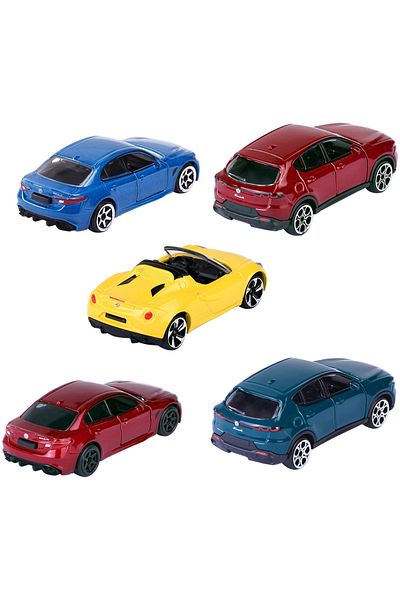Majorette Alfa Romeo Set With 5 Cars