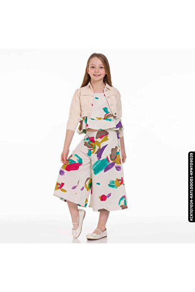 XO Kids 8-14 Years Old Girl's Undershirt - Brush Patterned, Katl00001 Model