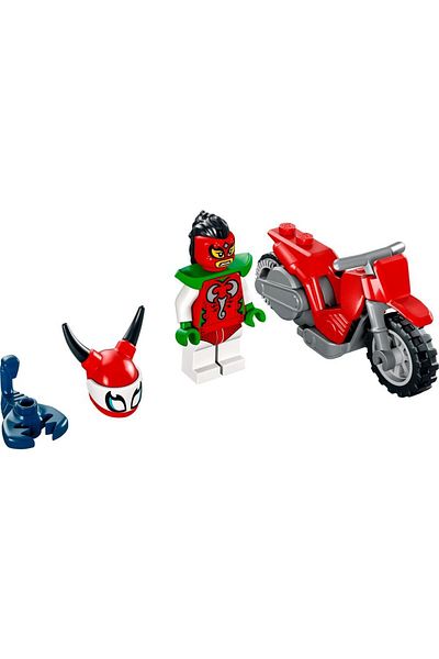 LEGO ® City Fearless Scorpion Demonstration Motorcycle 60332 - Creative Toy Building Set (15 Pieces)