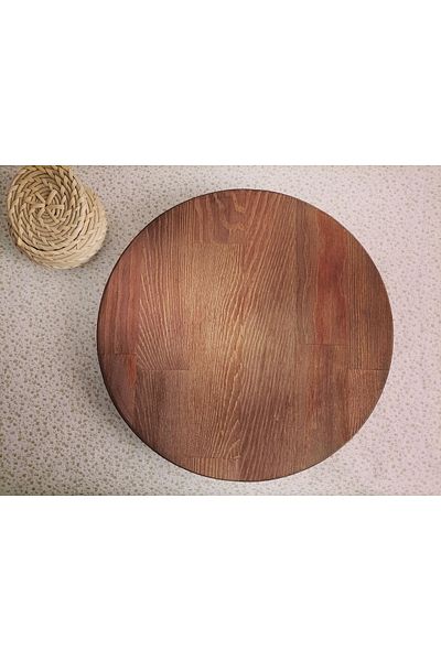 sweenhome Bamboo 360 ​​Rotating Stand Service Presentation Tray I Pizza Pie Cake Cheese Plate 30cm
