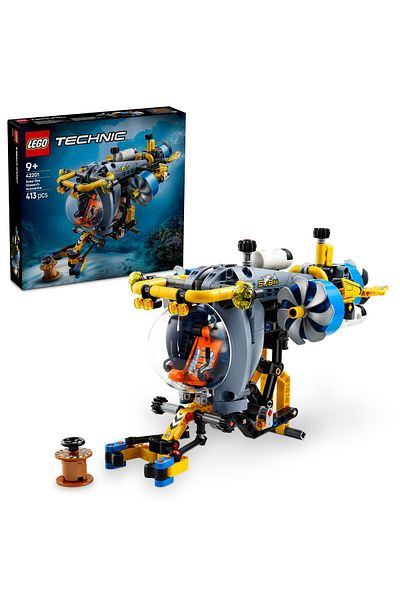 LEGO ®   Technic Deep Sea Survey Submarine 42201 - 9 Years Old and Abovetoy Building Kit (413 Pieces)