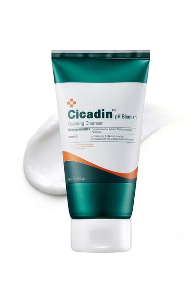Missha Cicadin Foaming Cleanser for Face Wash - Sensitive Skin, 150ml Anti-Greasy