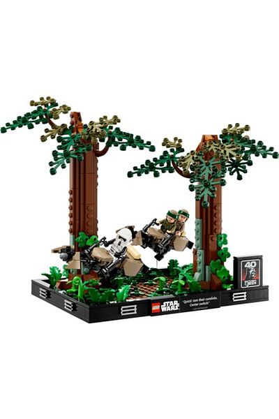 LEGO Star Wars Endor Speed motor Tracking Diorama - 75353 Construction Set for Adults (608 Pieces)