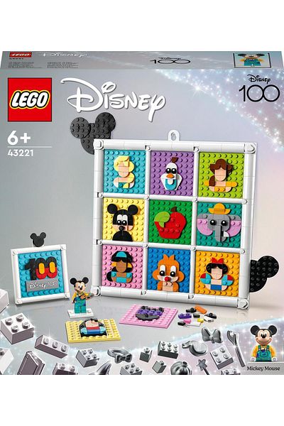 LEGO Disney 100 Years Animation Icons - 43221 Toy Building Set (1022 Pieces)