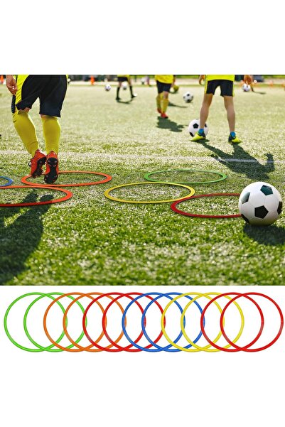 Yelajoy Hopscotch Ring Game Set,Outdoor Sensory Training Equipment,Parent-child Toys