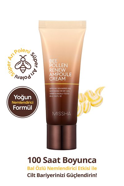 Missha Cream Bee Pollen Renew Ampoule for Dry and Lively Skin with Bee Pollen