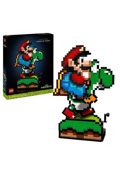 LEGO ®   Super Mario ™   Super Mario World ™ : Mario & Yoshi 71438 - 18+ Collectible Model Kit (1215 P)