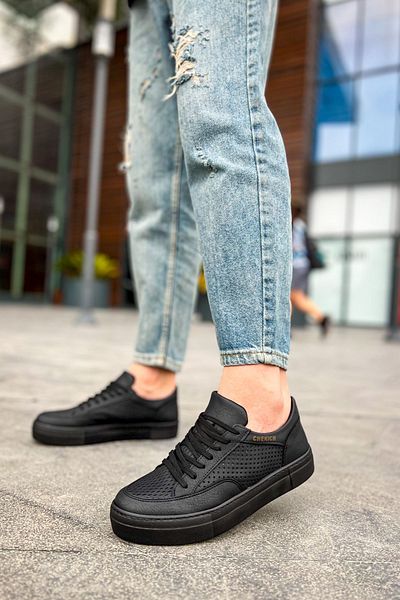 Chekich Black Men's Sports Shoes Ch015