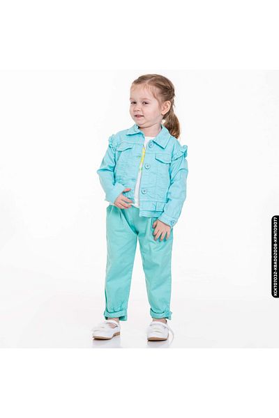 XO Kids Jachetă cu volane pentru fete de 9-36 luni - 34709 Kckt07032