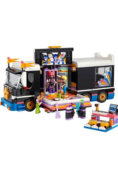 LEGO ® مجموعة بناء حافلة موسيقى فريندز بوب ستار 42619 - للأعمار من 8 سنوات فما فوق (845 قطعة)