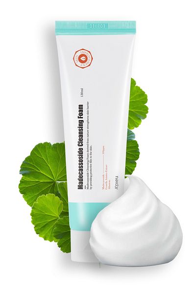 Missha 130ml Madecassoside Cleansing Foam - Face Wash Foam Special for Sensitive and Damaged Skin