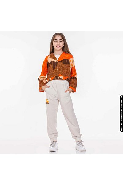 XO Kids Яке в сафари стил за момиче 8-14 години - 34340 Kckt07014