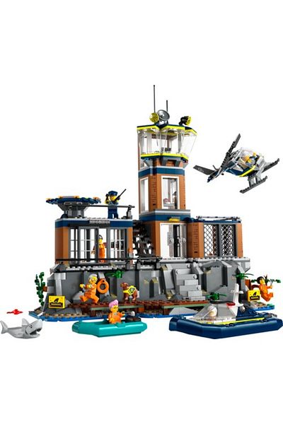 LEGO ® مجموعة بناء جزيرة سجن شرطة المدينة 60419 - للأعمار من 7 سنوات فما فوق (980 قطعة)