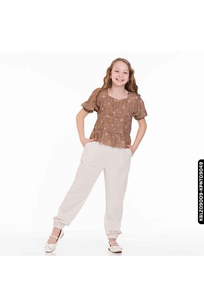 XO Kids Блуза с квадратно деколте за момиче - 8-14 години, модел 34400 Kblz09009