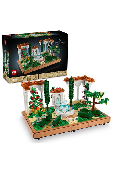 LEGO ® Icons Fountain Garden Home and Office Decor, Building Set for Adults 10359